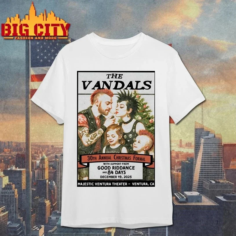 The Vandals Event Ventura CA On Dec 19 2025 Poster shirt Unisex T-shirt, Sweatshirt, Hoodie, Long Sleeve Tee - T-Shirt, Sweatshirt, Hoodie