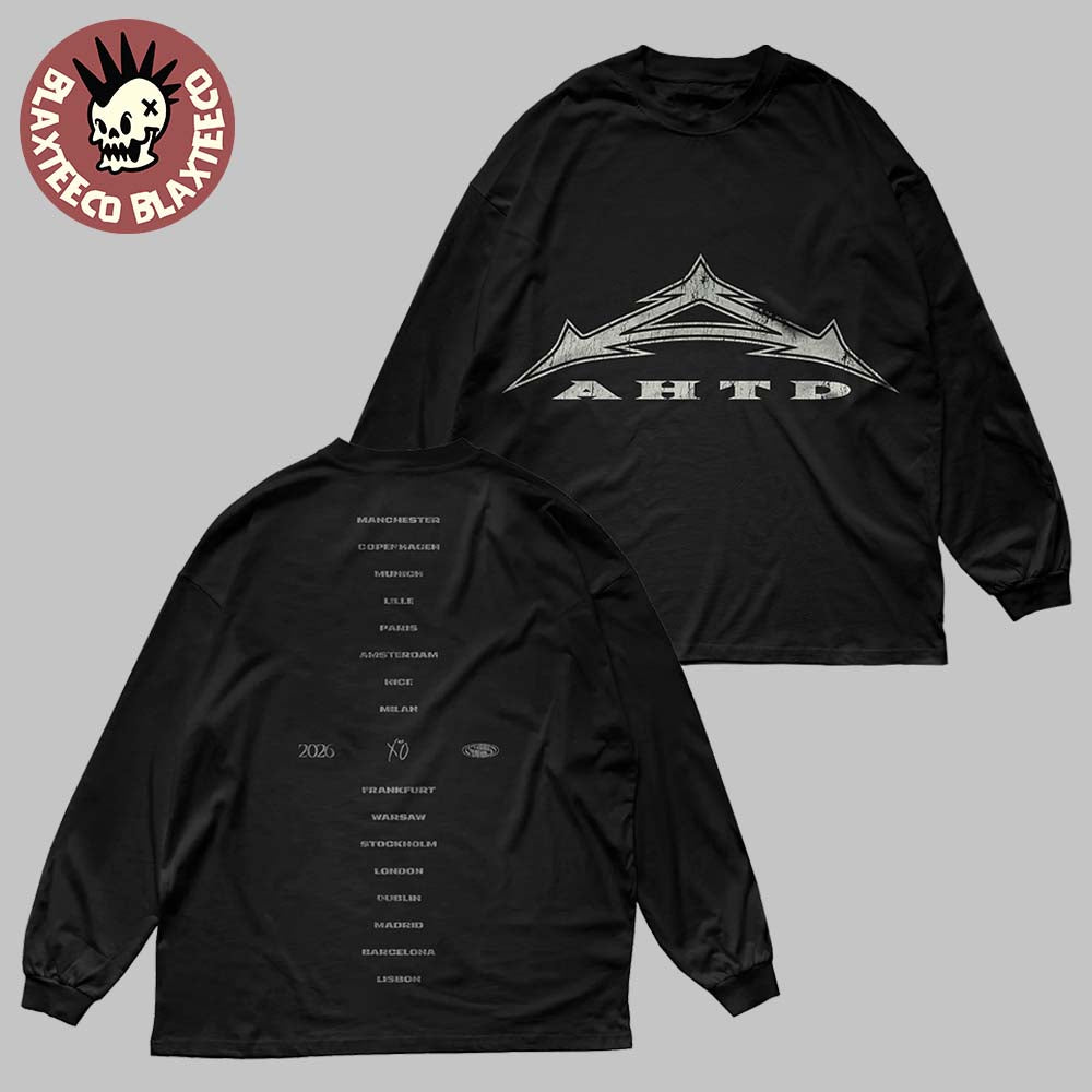 The Weeknd After Hours Til Dawn 2026 Europe And UK Merch Stadium Longsleeve Unisex T-shirt, Sweatshirt, Hoodie, Long Sleeve Tee - T-Shirt, Sweatshirt, Hoodie