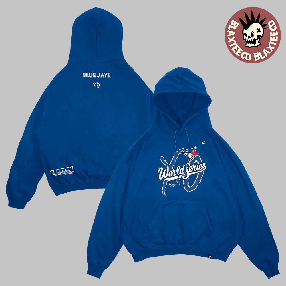 The Weeknd And XO X Toronto Blue Jays 2025 MLB World Series Legacy Royal Fleece Hoodie Unisex T-shirt, Sweatshirt, Hoodie, Long Sleeve Tee - T-Shirt, Sweatshirt, Hoodie