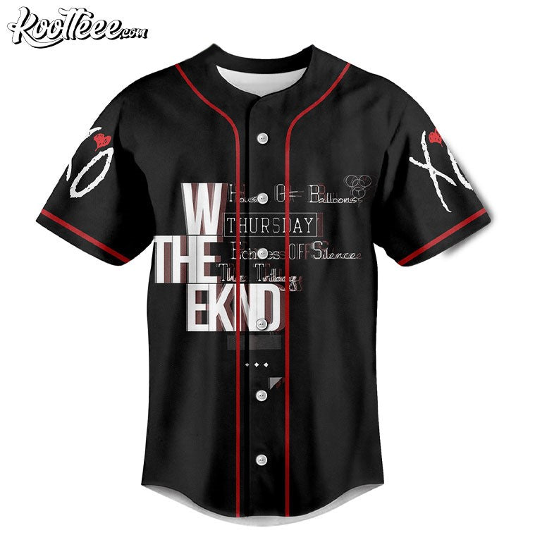 The Weeknd Dawn FM House Of The Balloons Baseball Jersey baseball jersey product view 2