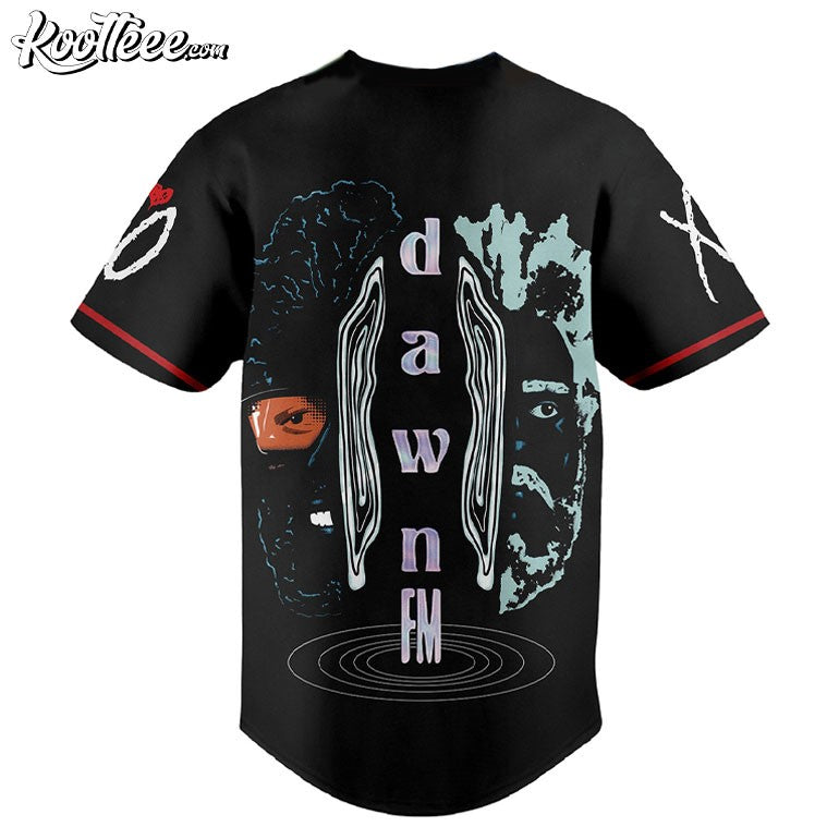 The Weeknd Dawn FM House Of The Balloons Baseball Jersey baseball jersey product view 3