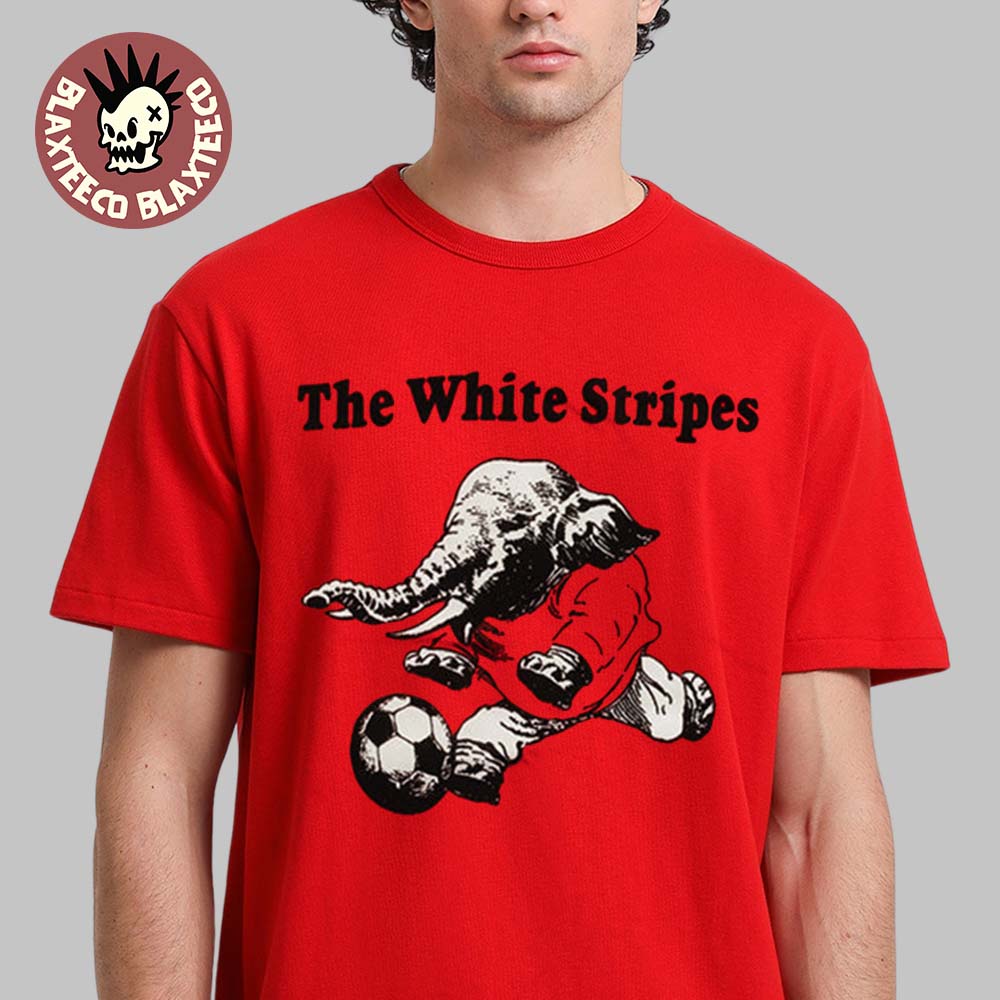 The White Stripes X Third Man Records Seven Nation Army FC 2026 Elephant Striker T-Shirt Unisex T-shirt, Sweatshirt, Hoodie, Long Sleeve Tee - T-Shirt, Sweatshirt, Hoodie