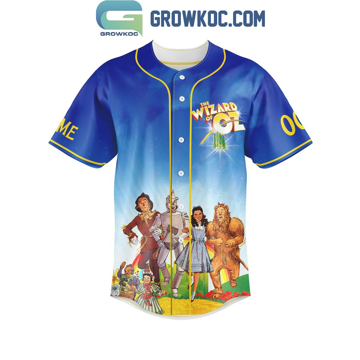 The Wizard Of Oz It’s Not Where You Go Personalized Baseball Jersey baseball jersey product view 2