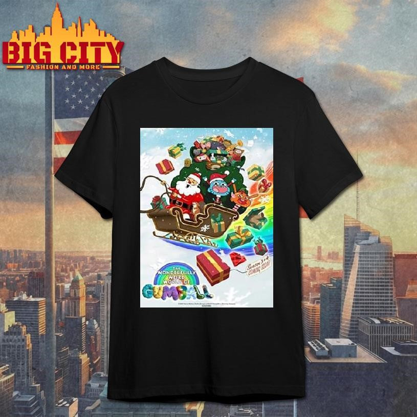 The Wonderfully Weird World Of Gumball Season 3 And 4 Shirt Unisex T-shirt, Sweatshirt, Hoodie, Long Sleeve Tee - T-Shirt, Sweatshirt, Hoodie