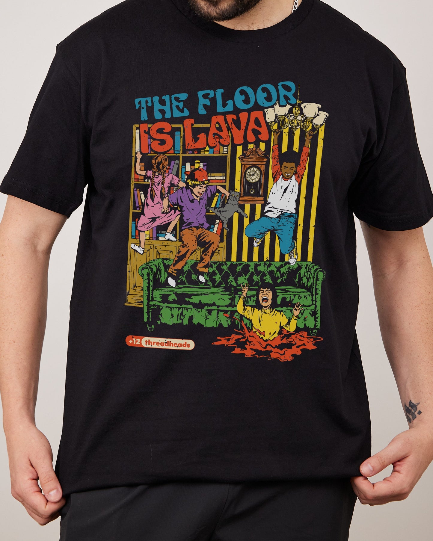 Floor is Lava T-Shirt Unisex T-shirt, Sweatshirt, Hoodie, Long Sleeve Tee - T-Shirt, Sweatshirt, Hoodie