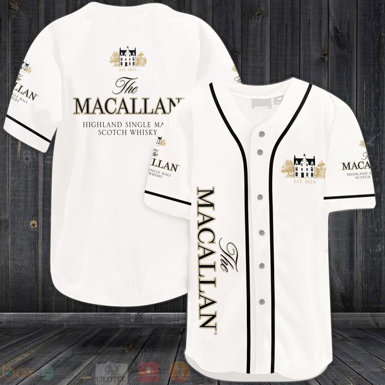 FASHION The Macallan Baseball Jerseys Botton Shirt baseball jersey product view 1