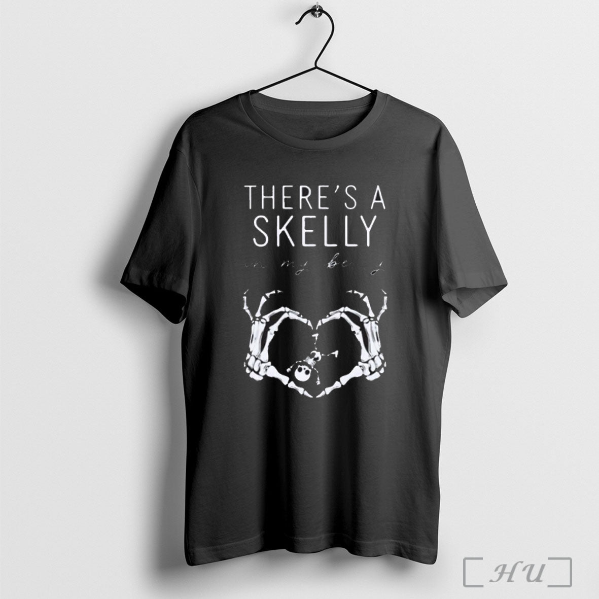 Theres A Skelly In My Belly T Shirt Unisex T-shirt, Sweatshirt, Hoodie, Long Sleeve Tee - T-Shirt, Sweatshirt, Hoodie
