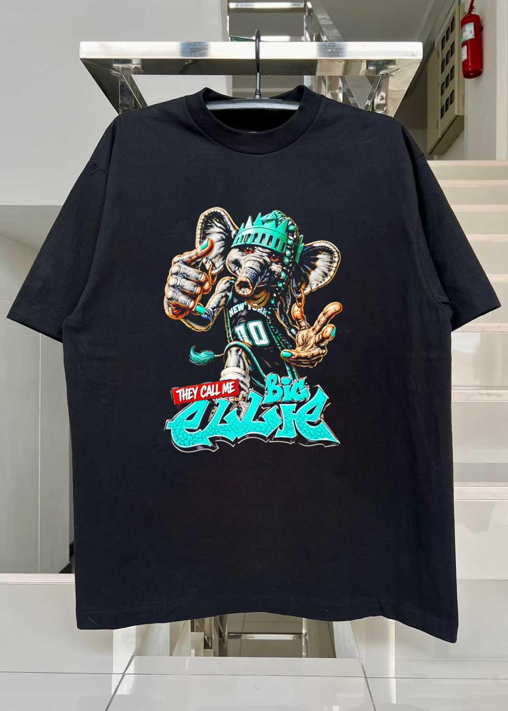They Call Me Big Ellie Elephant Statue of Liberty New York Jersey T-Shirt sports jersey product view 3