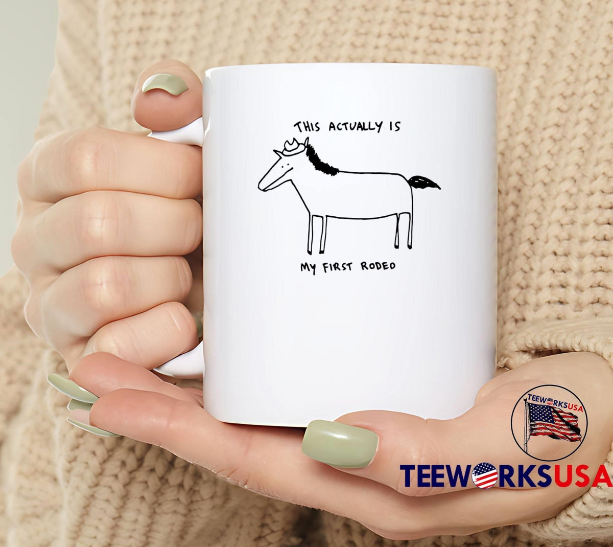 This Actually Is My First Rodeo Horse - Adult & Kids T-Shirts, Sweatshirts & Hoodies apparel design preview 4