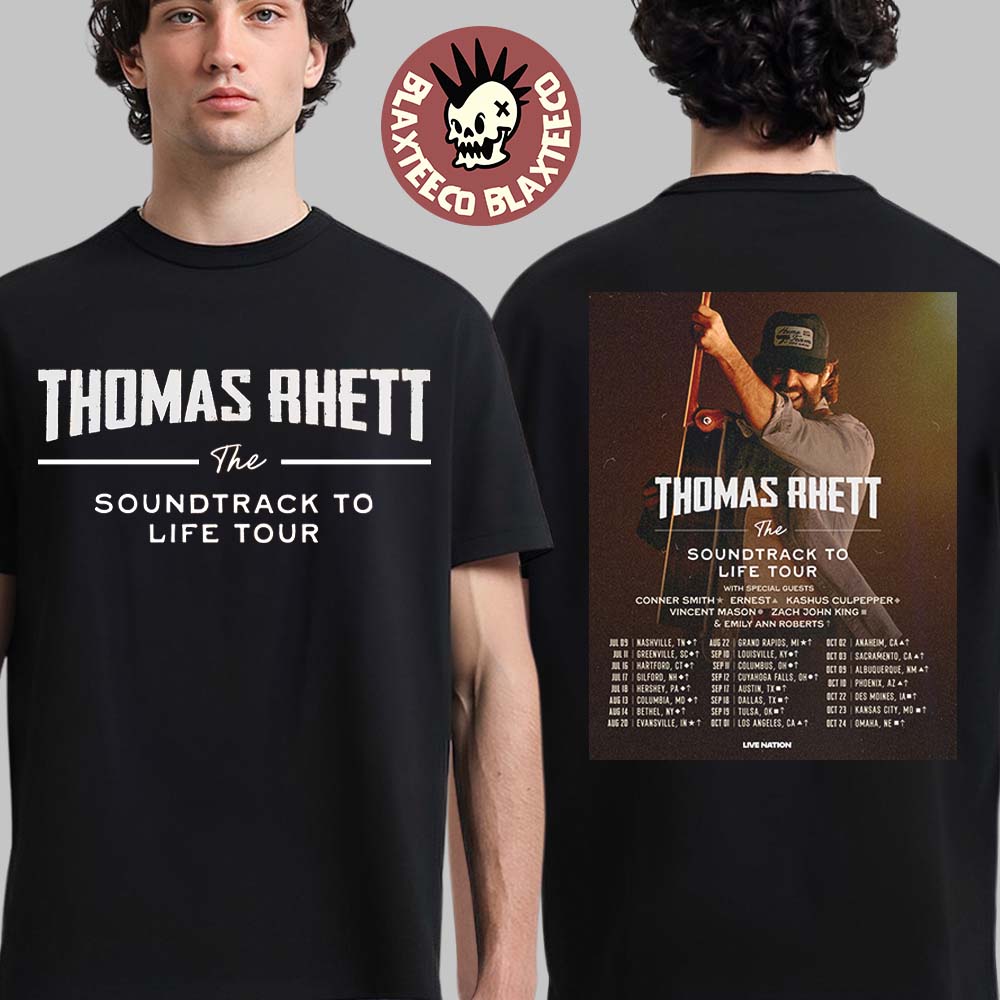 Thomas Rhett Akins The Soundtrack To Life Tour North America 2026 City Dates Two Sided T-Shirt - T-Shirt, Sweatshirt, Hoodie