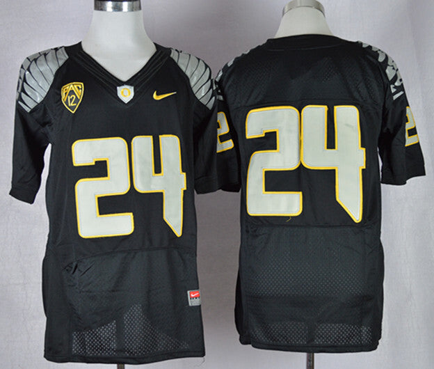 Thomas Tyner 24 Black Elite Edition College Football Jersey football jersey product view 1