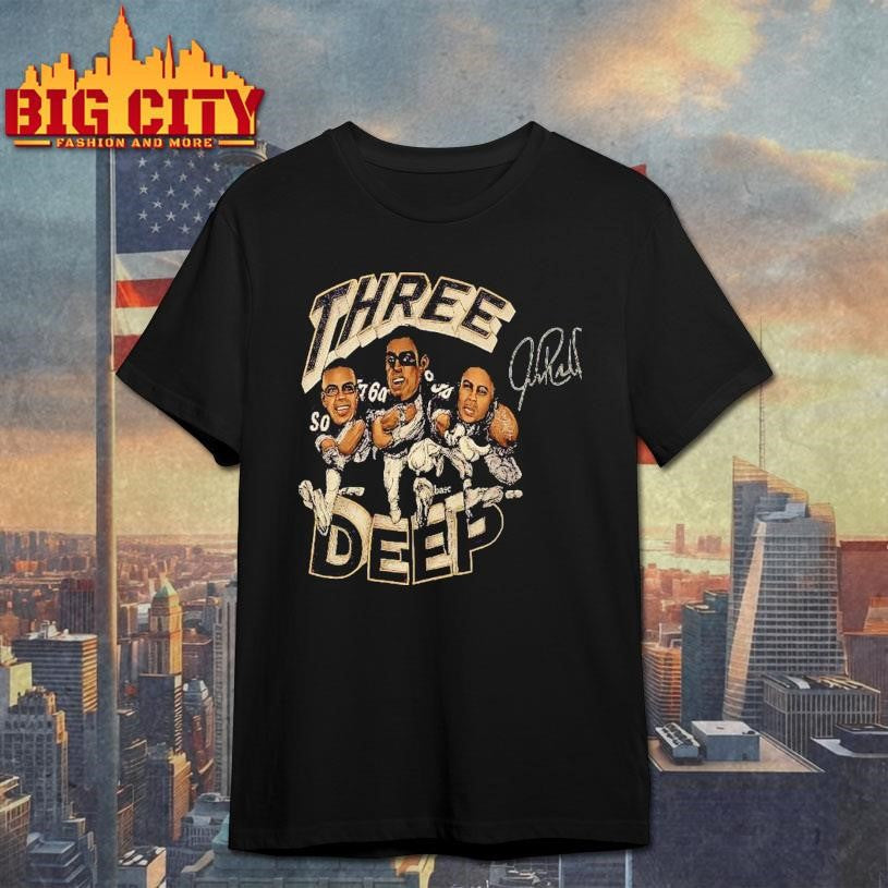 Three Deep signature shirt Unisex T-shirt, Sweatshirt, Hoodie, Long Sleeve Tee - T-Shirt, Sweatshirt, Hoodie
