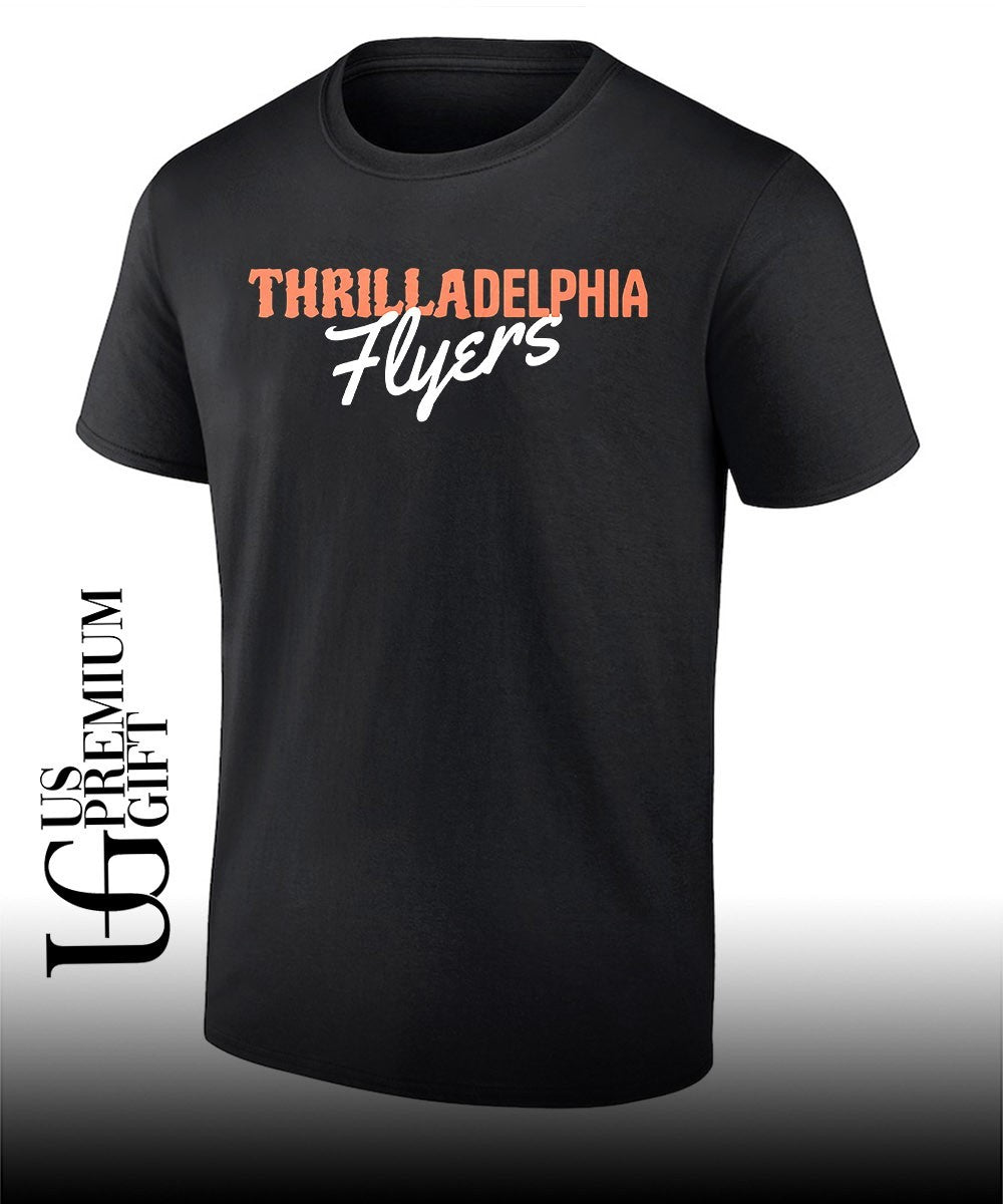 Thrilladelphia flyers logo shirt Unisex T-shirt, Sweatshirt, Hoodie, Long Sleeve Tee - T-Shirt, Sweatshirt, Hoodie