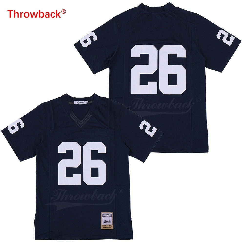 Throwback jersey #26 Barkley JERSEY colour Style 3 College Football Jersey football jersey product view 1