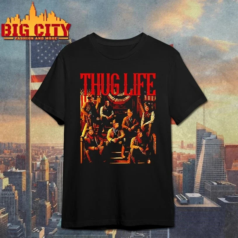 Thug Life Trump Vance Musk Kennedy vintage shirt Unisex T-shirt, Sweatshirt, Hoodie, Long Sleeve Tee - T-Shirt, Sweatshirt, Hoodie