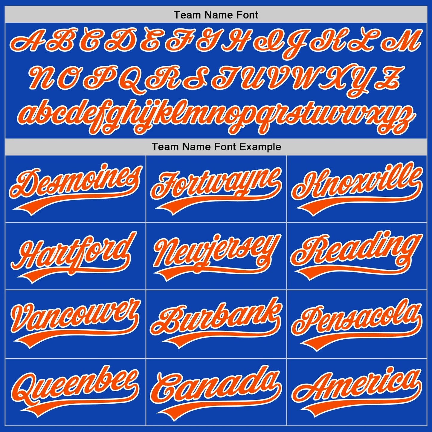 Custom Thunder Blue Orange-White Authentic Baseball Jersey baseball jersey product view 5