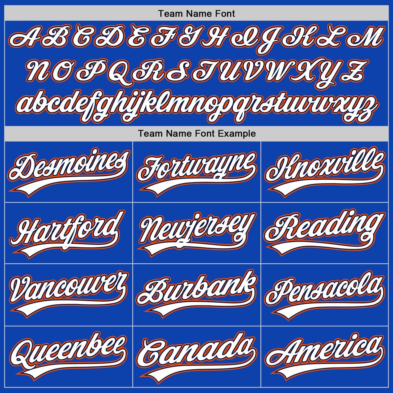 Custom Thunder Blue White Navy-Orange Authentic Baseball Jersey baseball jersey product view 4