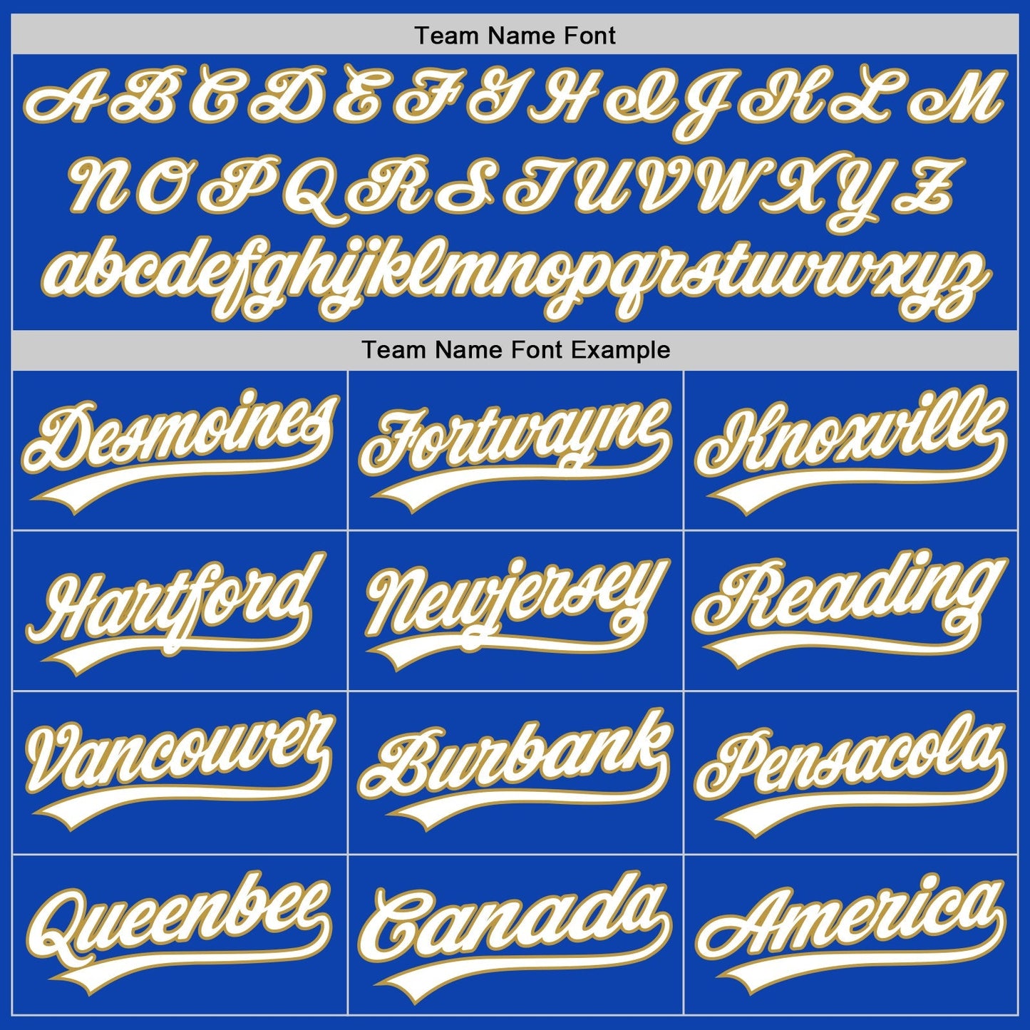 Custom Thunder Blue White-Old Gold Authentic Baseball Jersey baseball jersey product view 4