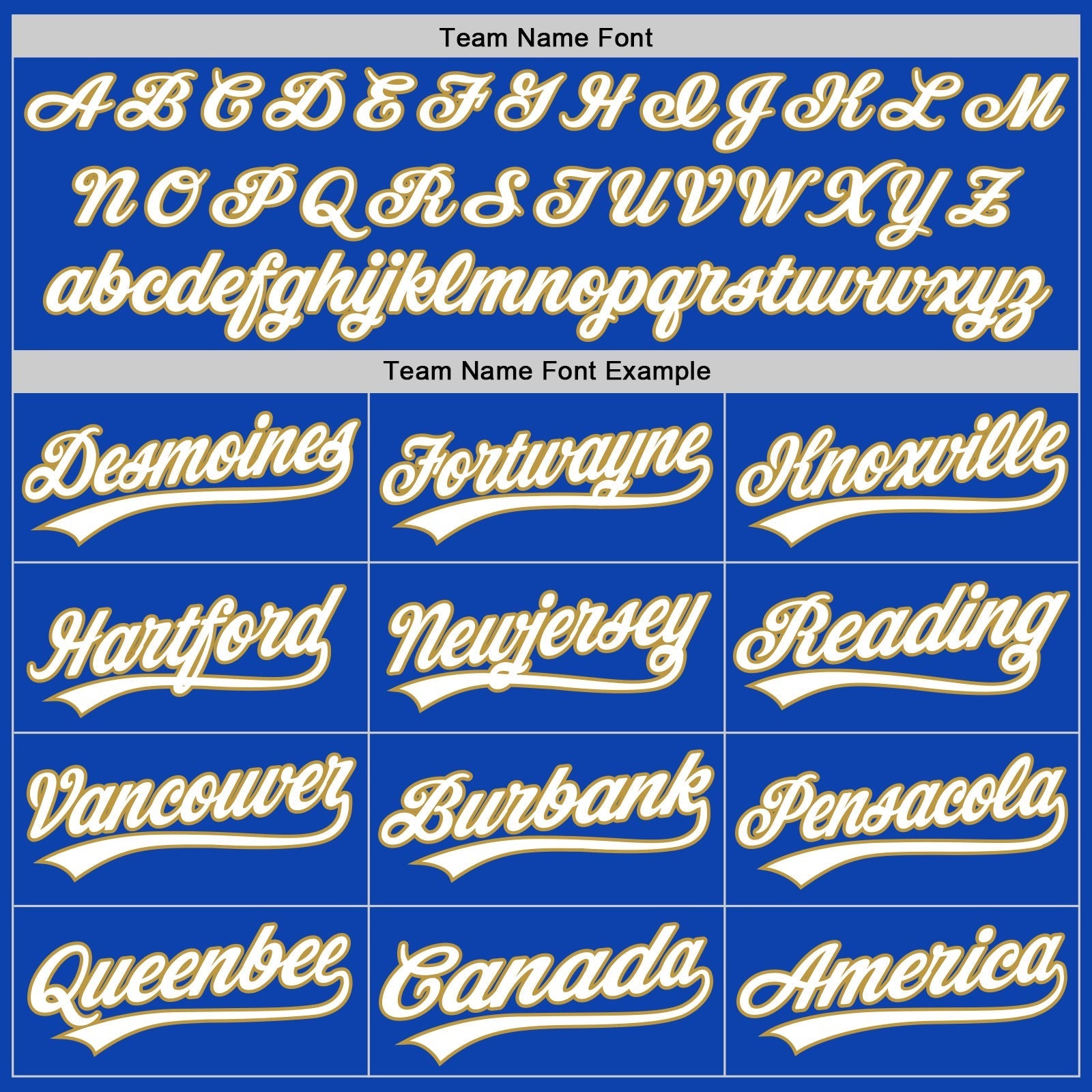 Custom Thunder Blue White-Old Gold Authentic Baseball Jersey baseball jersey product view 4