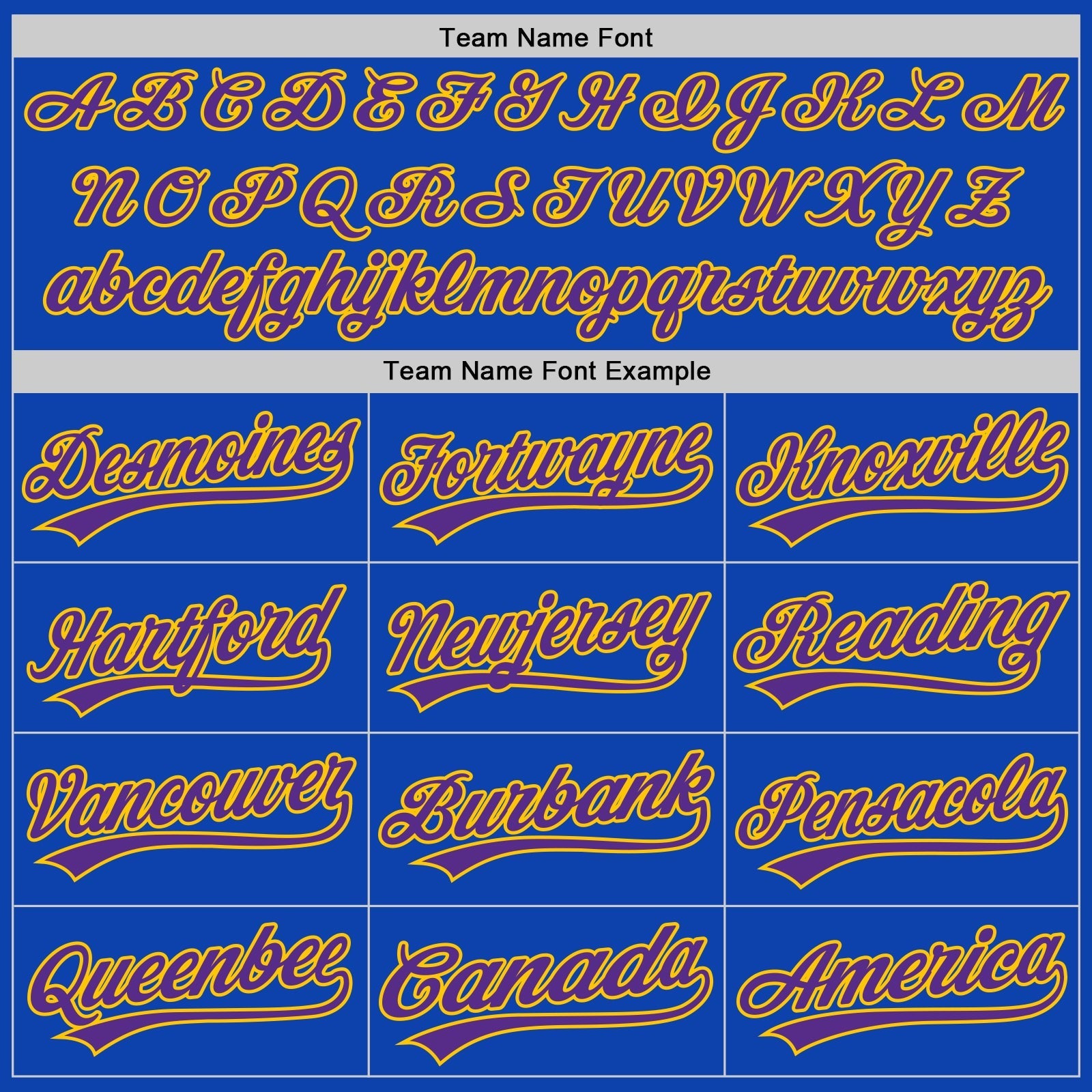 Custom Thunder Blue Purple-Yellow Authentic Baseball Jersey baseball jersey product view 4