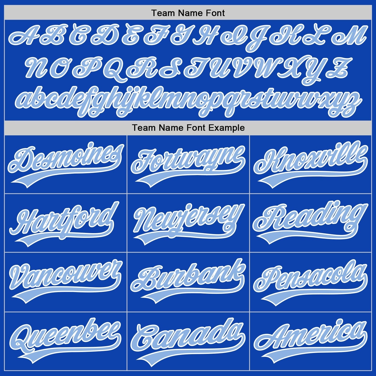 Custom Thunder Blue Light Blue-White Authentic Baseball Jersey baseball jersey product view 4