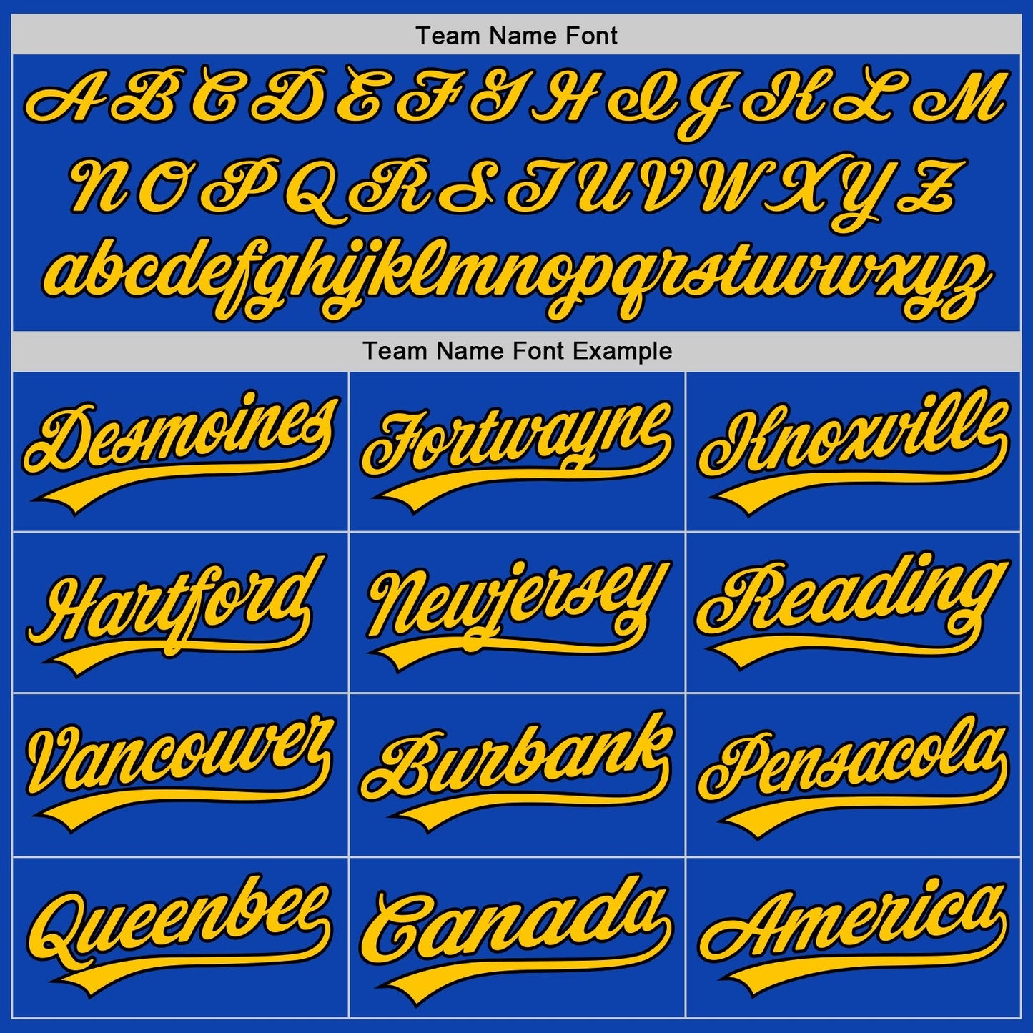Custom Thunder Blue Yellow-Black Authentic Baseball Jersey baseball jersey product view 4