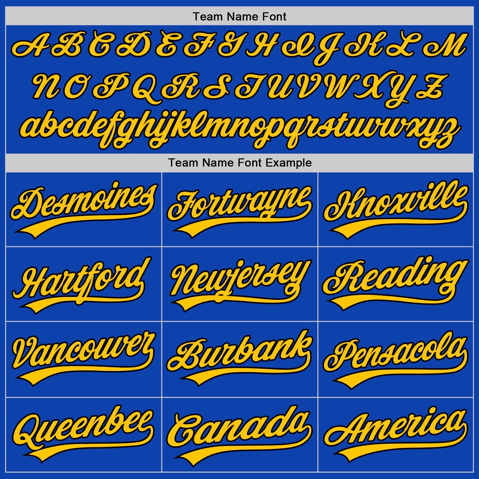 Custom Thunder Blue Yellow-Black Authentic Baseball Jersey baseball jersey product view 4