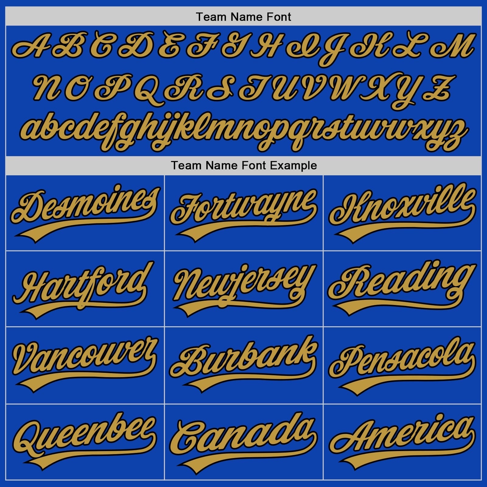 Custom Thunder Blue Old Gold-Black Authentic Baseball Jersey baseball jersey product view 4
