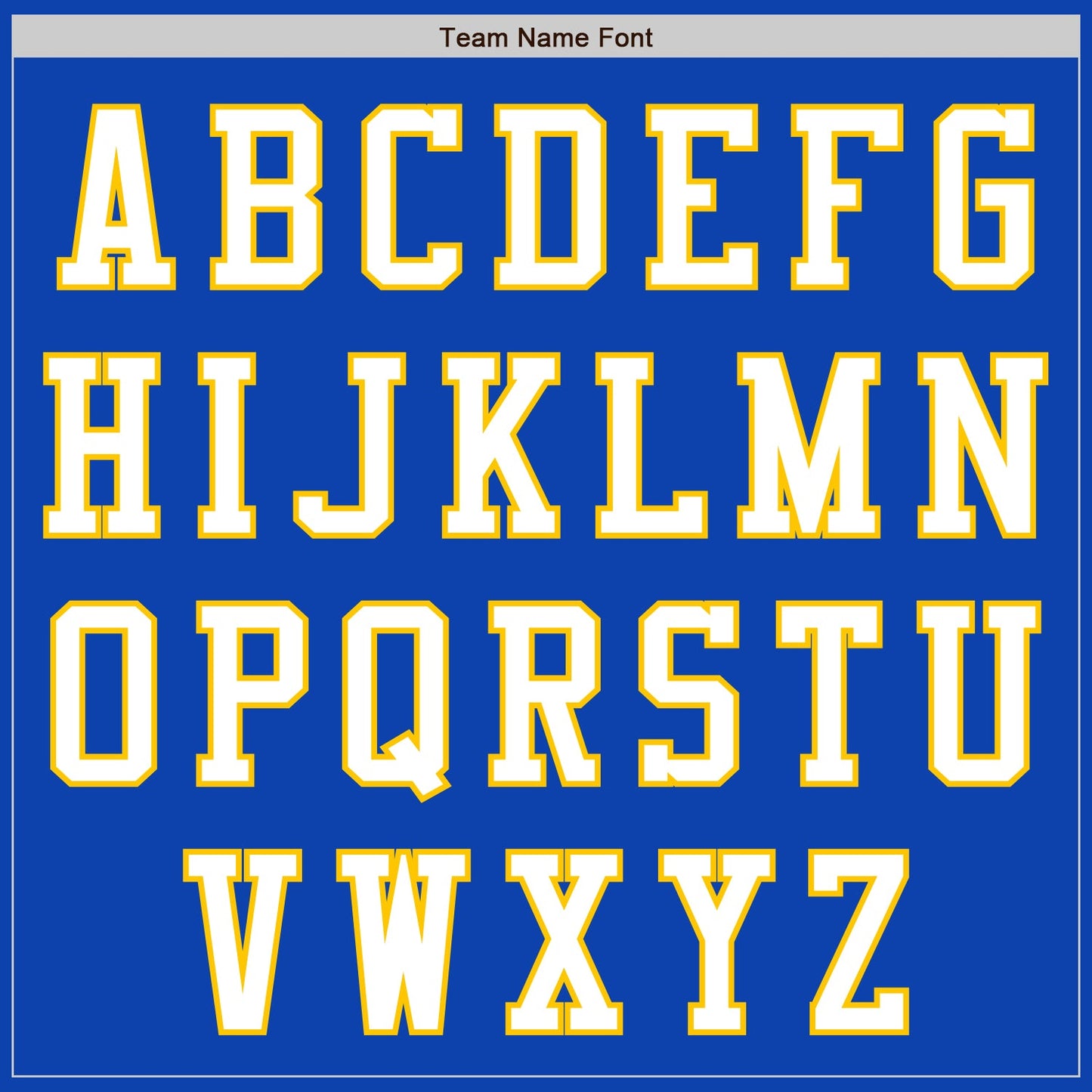 Custom Thunder Blue White-Yellow Authentic Baseball Jersey baseball jersey product view 3