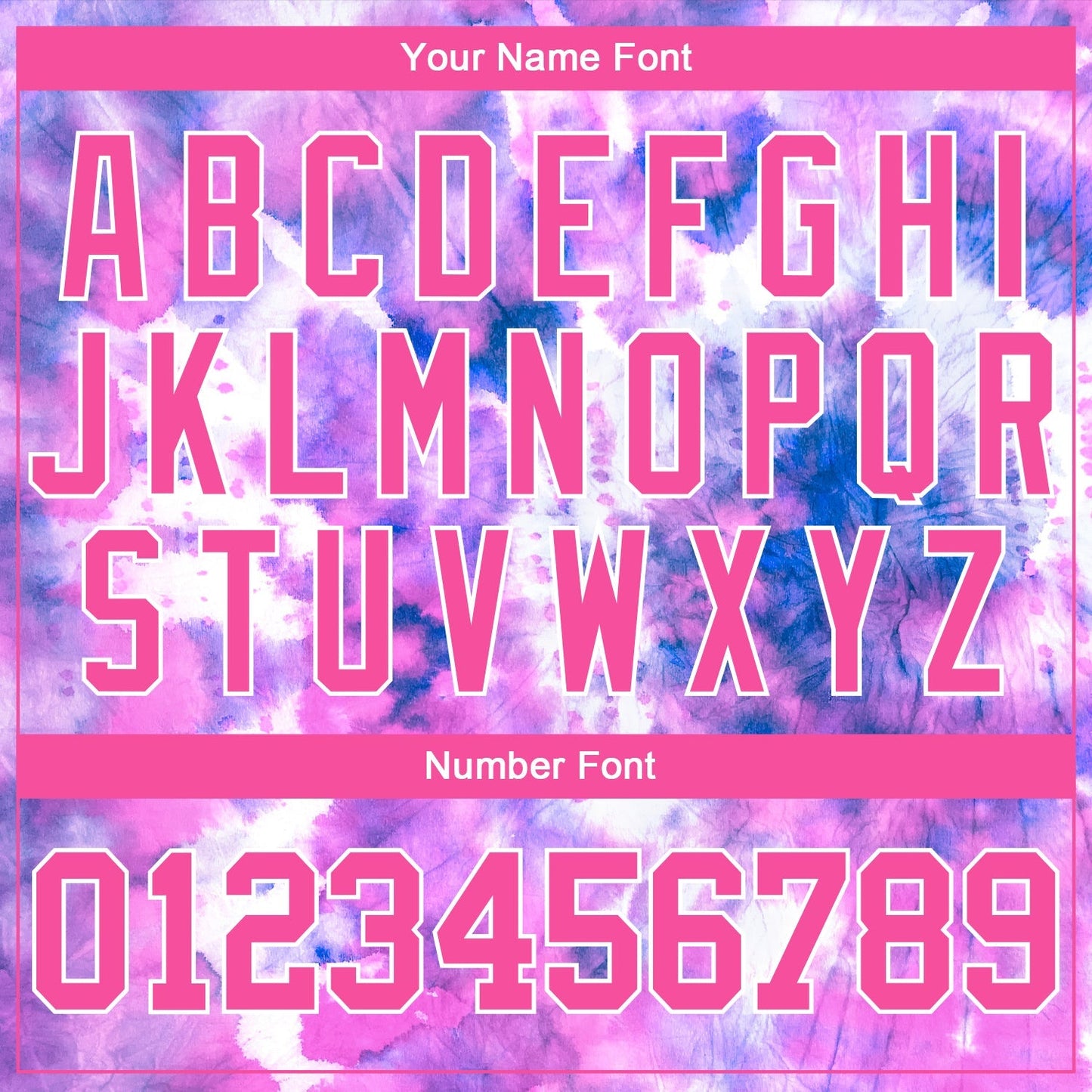 Custom Tie Dye Pink-White 3D Authentic Baseball Jersey baseball jersey product view 5
