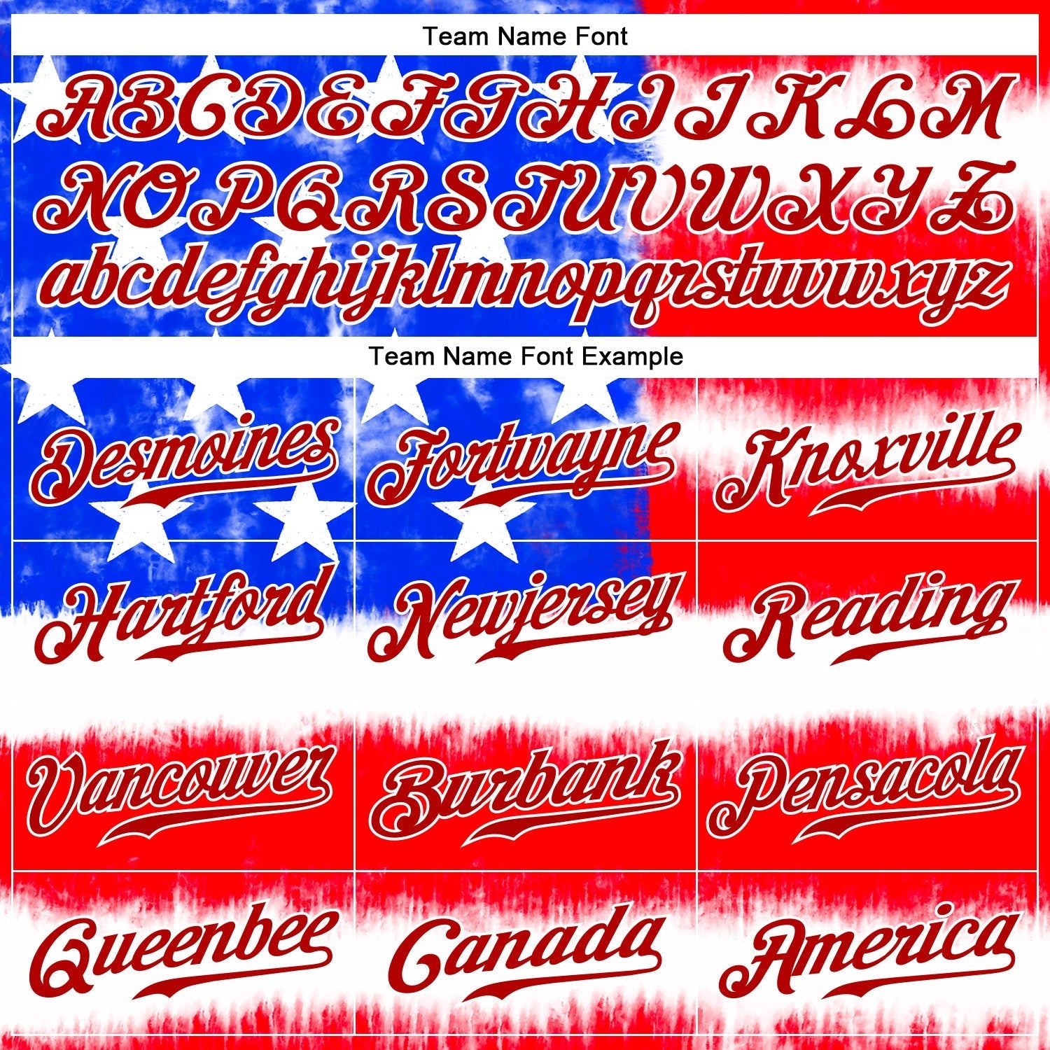 Custom Tie Dye Royal-Red 3D American Flag Authentic Baseball Jersey baseball jersey product view 4