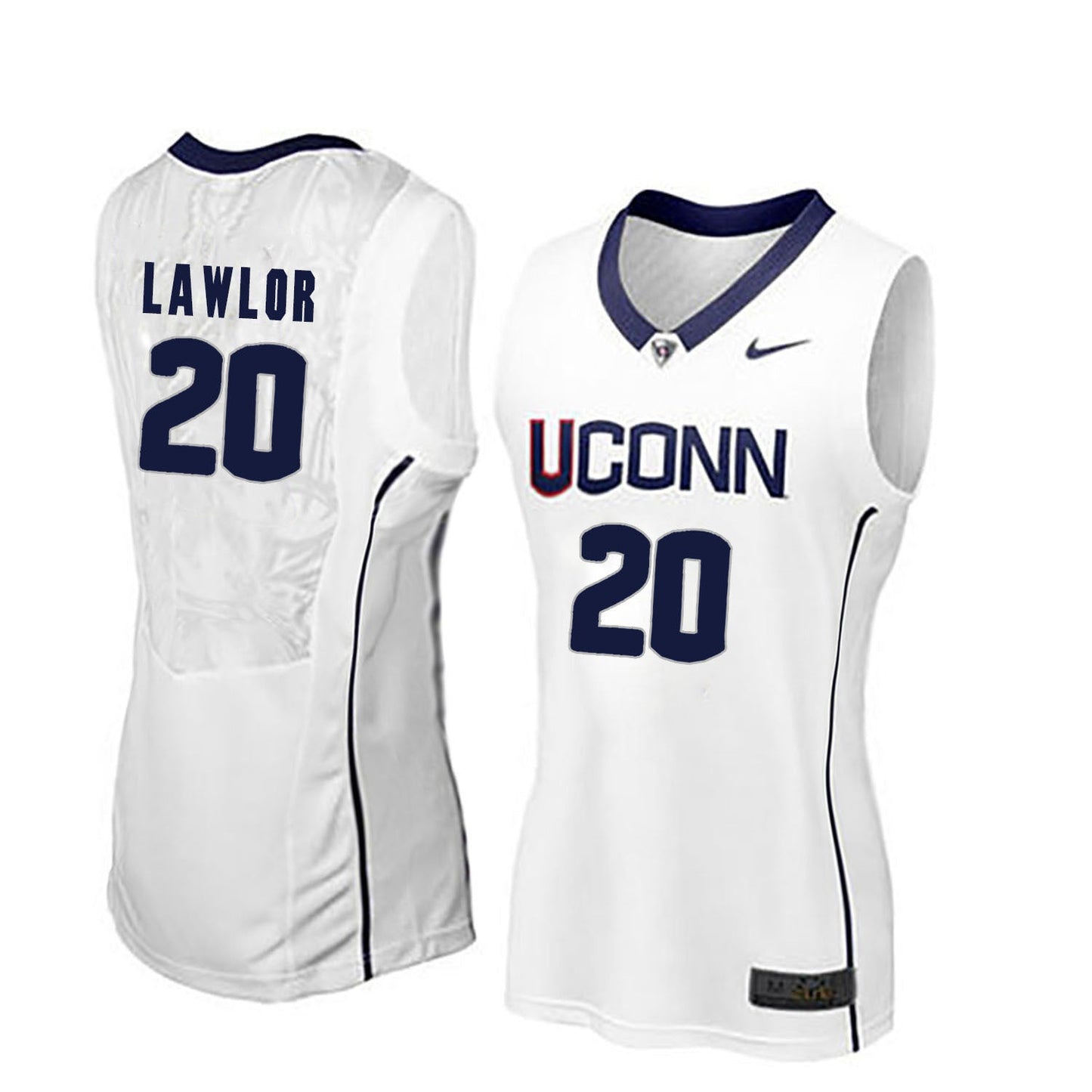 Tierney Lawlor 20 Women White College Football Jersey football jersey product view 1
