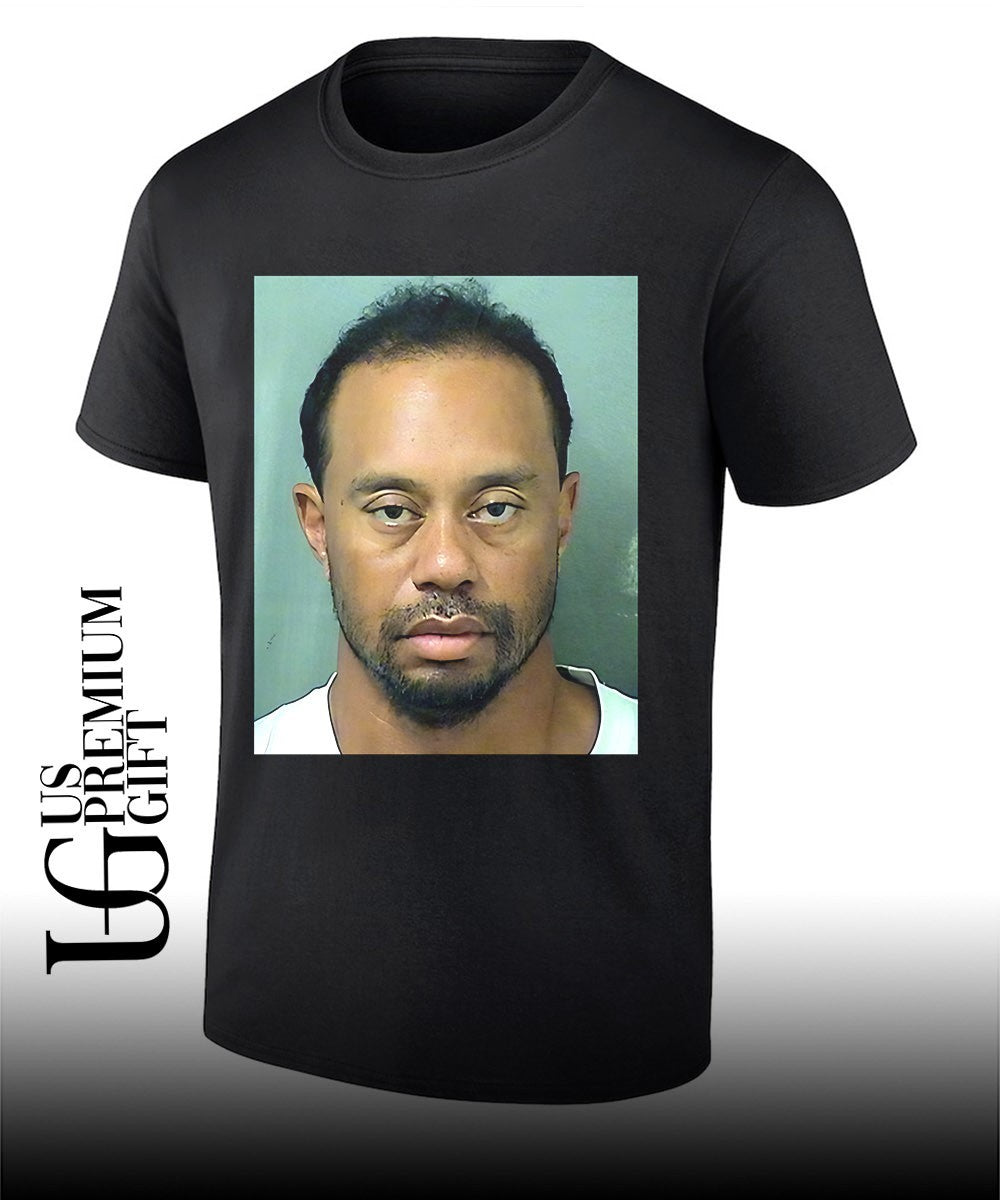 Tiger Woods mugshot shirt Unisex T-shirt, Sweatshirt, Hoodie, Long Sleeve Tee - T-Shirt, Sweatshirt, Hoodie