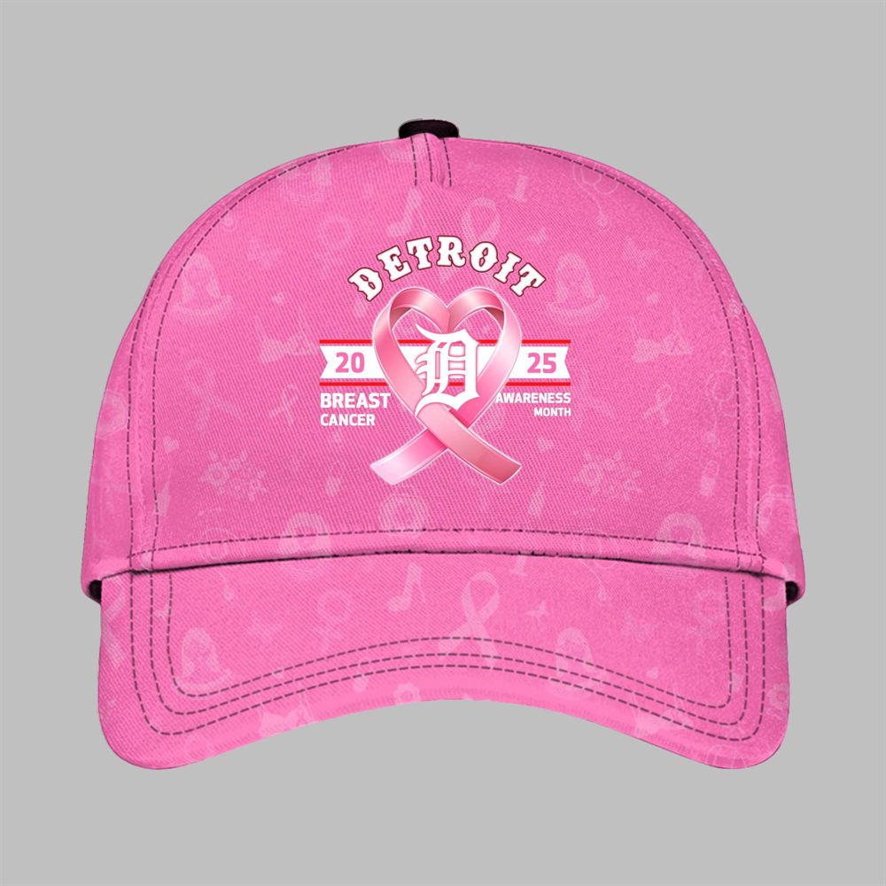 Tigers 2025 Breast Cancer Awareness Month Jersey sports jersey product view 2