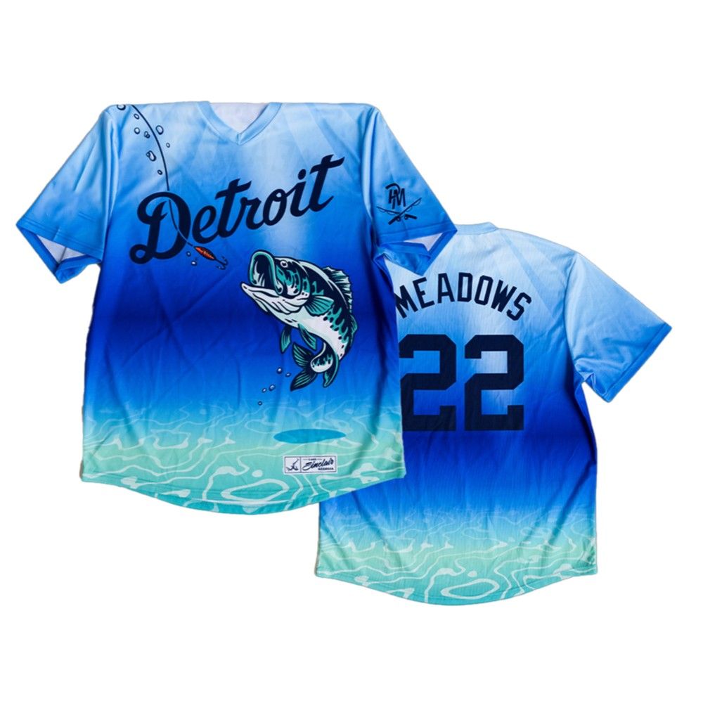 Tigers Parker Meadows-Designed Jersey 2025 Giveaway sports jersey product view 2