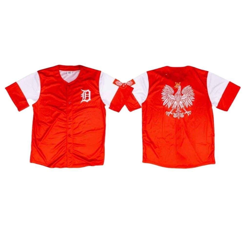 Tigers Polish American Heritage Jersey 2025 Giveaway - Grishko.com sports jersey product view 2
