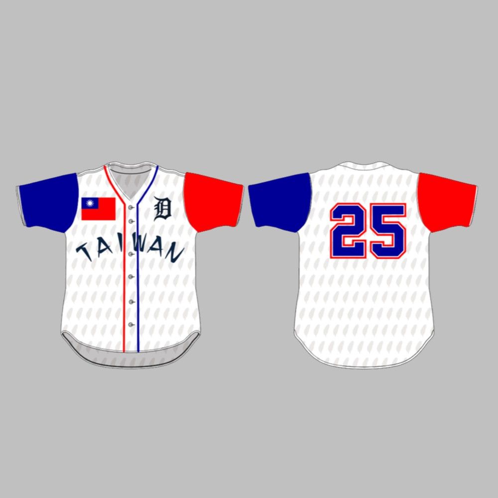Tigers Taiwan Heritage Jersey Giveaway 2025 sports jersey product view 1