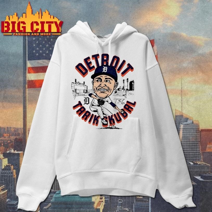 Tigers Tarik Skubal Player Signature Caricature - Adult & Kids T-Shirts, Sweatshirts & Hoodies apparel design preview 2