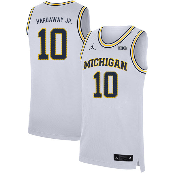 Tim Hardaway Jr.10 White College Football Jersey football jersey product view 1