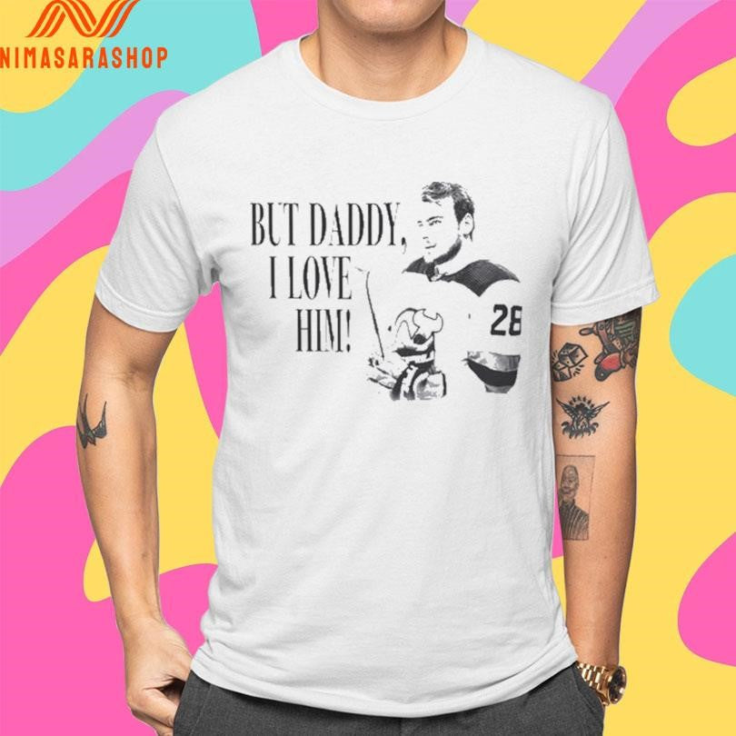 Timo Meier But Daddy I Love Him New Jersey Devils Hockey Shirts hockey jersey product view 4