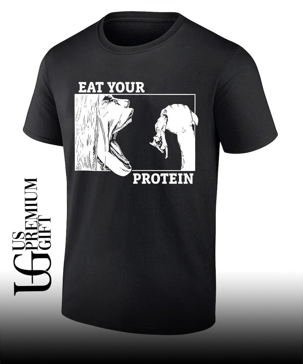 Titan eat your protein shirt Unisex T-shirt, Sweatshirt, Hoodie, Long Sleeve Tee - T-Shirt, Sweatshirt, Hoodie