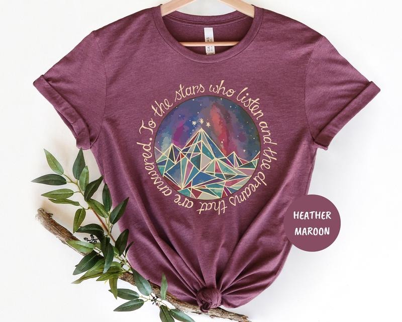 Stars Who Listen Dreams That Are Answered Acotar Book - Adult & Kids T-Shirts, Sweatshirts & Hoodies apparel design preview 1