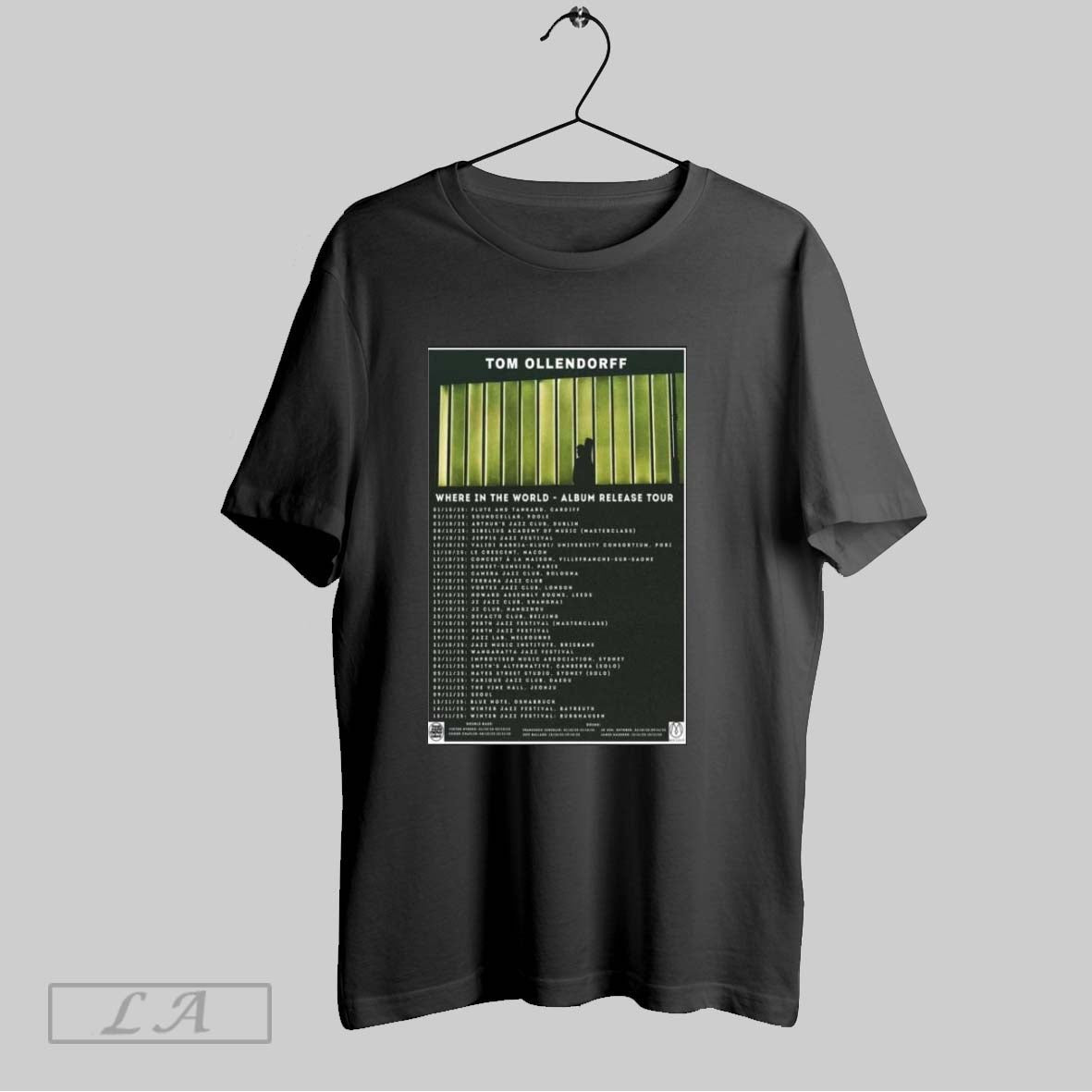Tom Ollendorff Where In The World Album Release Tour 2025 Unisex T-shirt, Sweatshirt, Hoodie, Long Sleeve Tee - T-Shirt, Sweatshirt, Hoodie