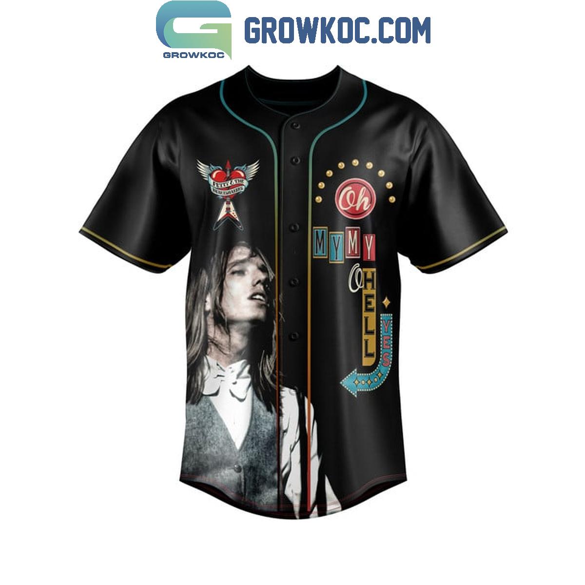 Tom Petty And Wildflower Heartbreakers Baseball Jersey baseball jersey product view 2
