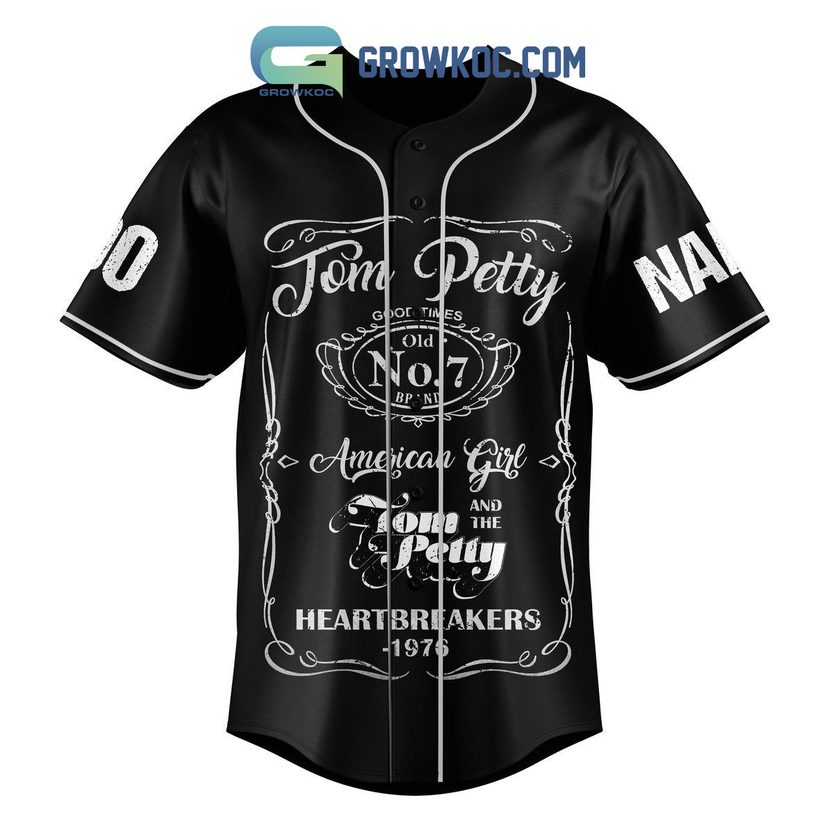 Tom Petty God It’s So Painful Personalized Baseball Jersey baseball jersey product view 2