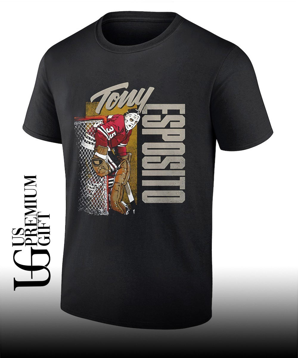 Tony Esposito Chicago Blackhawks NHL highlight shirt Unisex T-shirt, Sweatshirt, Hoodie, Long Sleeve Tee - T-Shirt, Sweatshirt, Hoodie