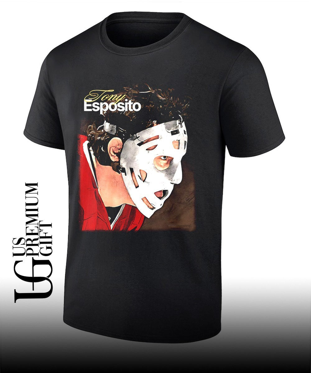 Tony Esposito Chicago Blackhawks NHL mask shirt Unisex T-shirt, Sweatshirt, Hoodie, Long Sleeve Tee - T-Shirt, Sweatshirt, Hoodie