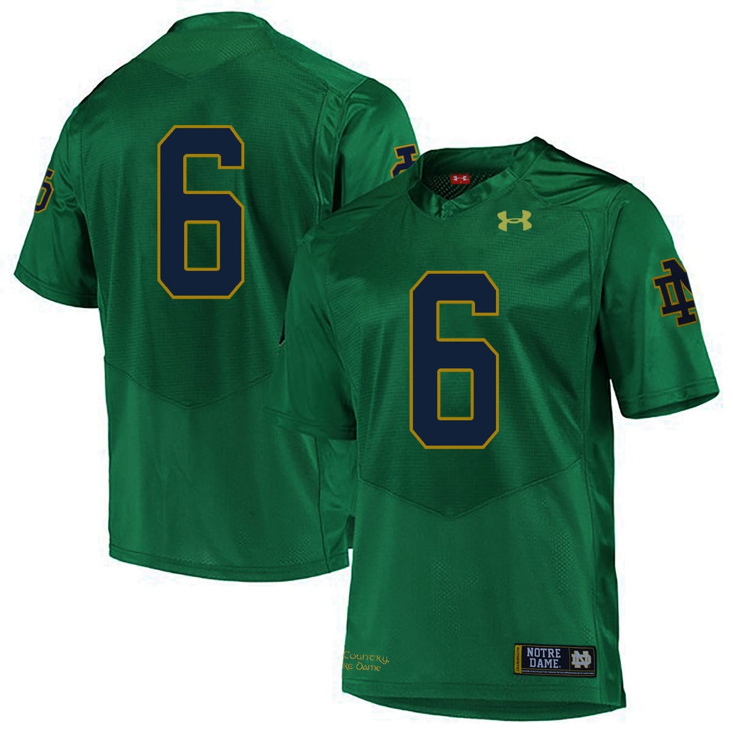 Tony Jones Jr.6 Bright Green .2jpg College Football Jersey football jersey product view 1