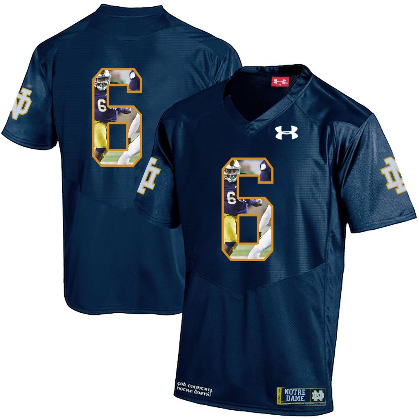 Tony Jones Jr.6 Navy College Football Jersey football jersey product view 1