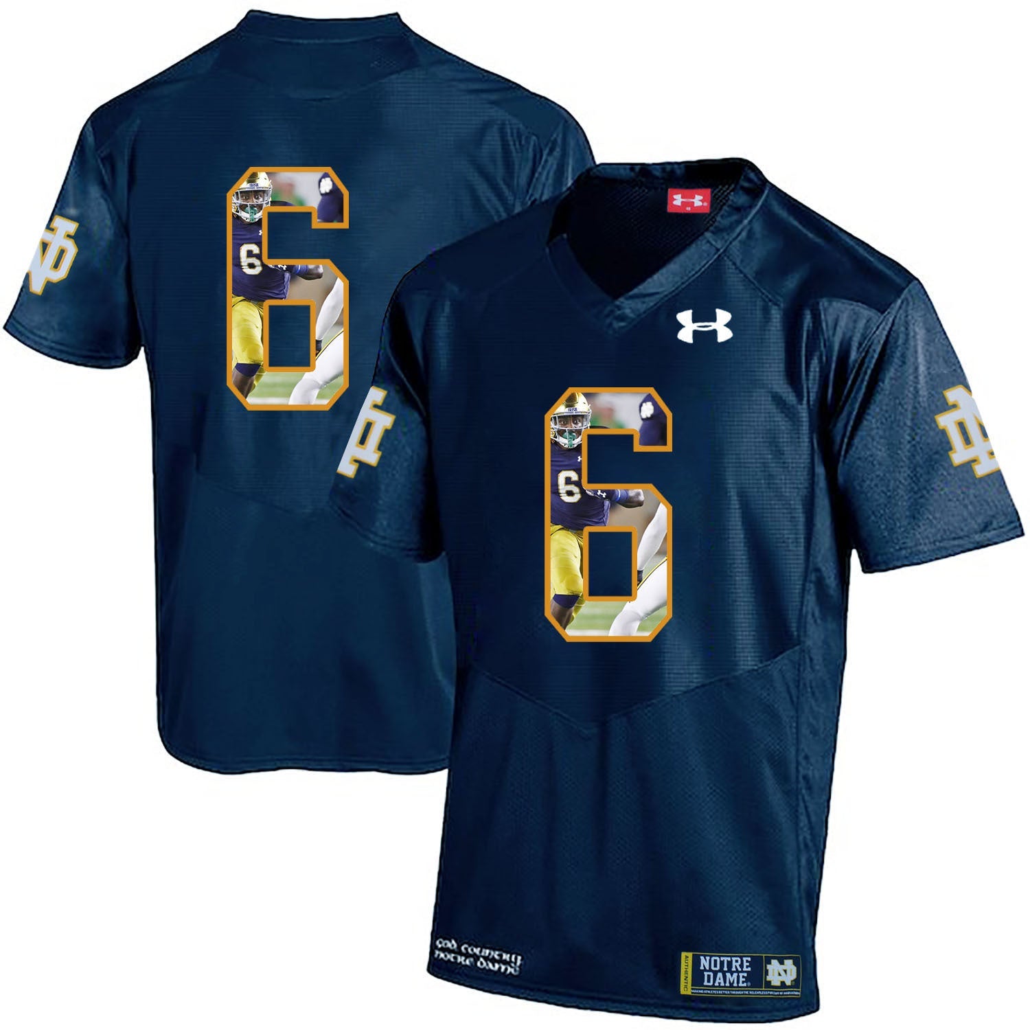 Tony Jones Jr.6 Navy College Football Jersey football jersey product view 1